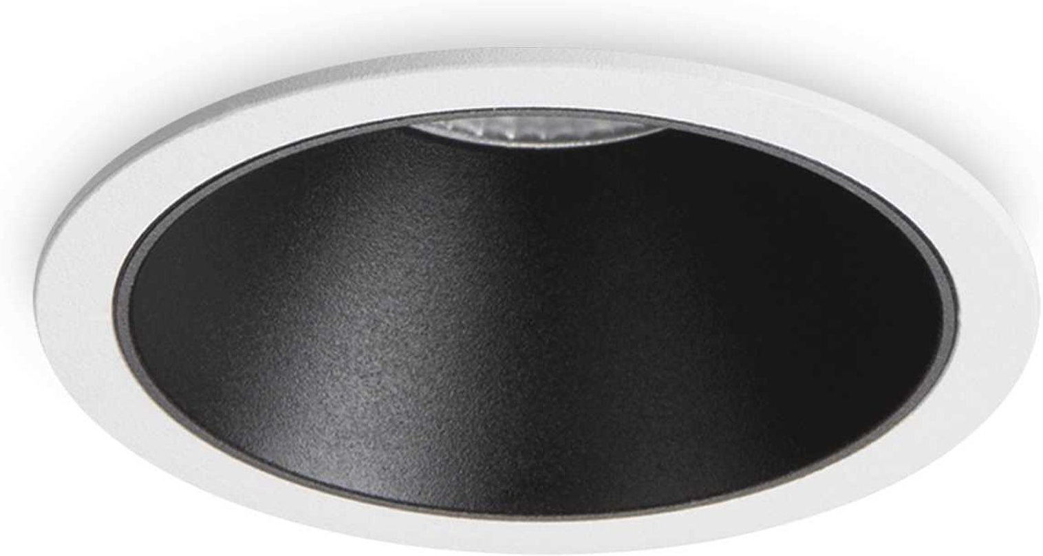 Indbygningslampe Ideal Lux Game Rund ø8   Cm Led 11w 1000 Lm 3000   Mat Hvid
