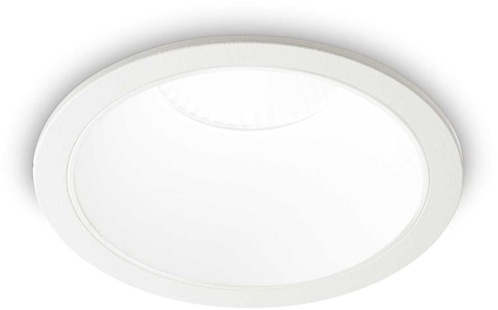 Indbygningslampe Ideal Lux Game Rund ø14   Cm Led-downlight 20w 2350 Lm 3000k Hvid Aluminium