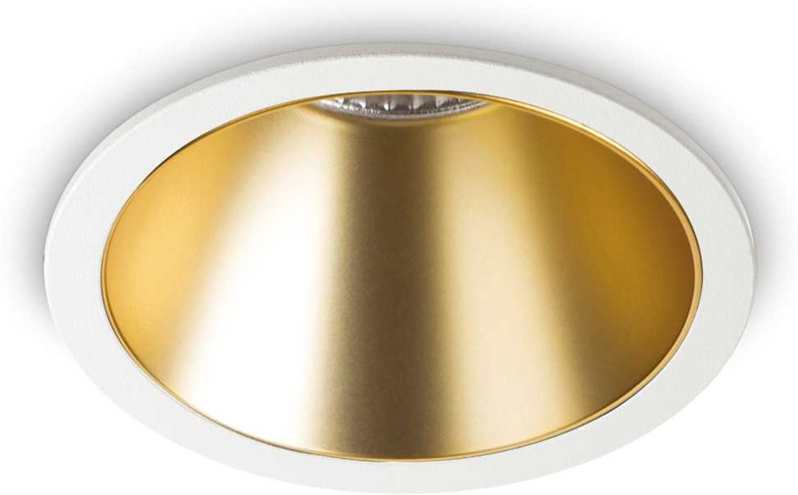Indbygningslampe Ideal Lux Game ø8   Cm Guld Led 3000k 1000 Lm