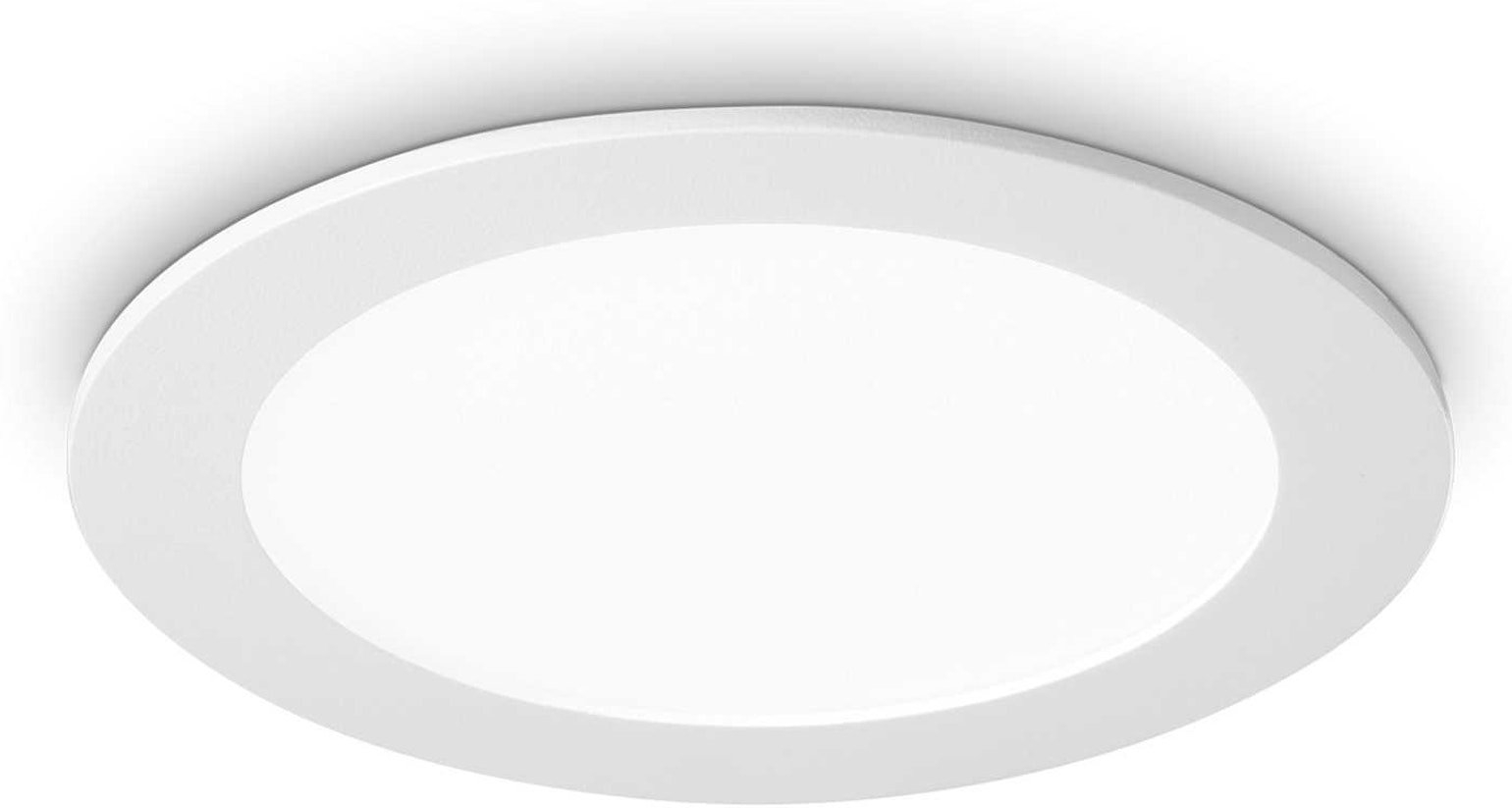 Indbygningslampe Ideal Lux Groove Integreret Led Downlight 2800 Lm 4000k ø22   Cm Aluminium