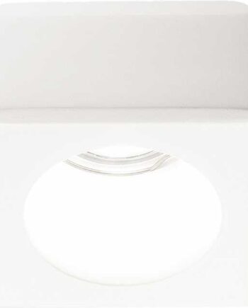 Indbygningslampe Ideal Lux Samba Hvid Gips Gu10 H10ã ø7   Cm