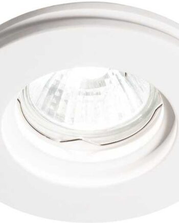 Indbygningslampe Ideal Lux Samba Hvid Gips ø10 Cm Gu10-fatning Minimalistisk Design