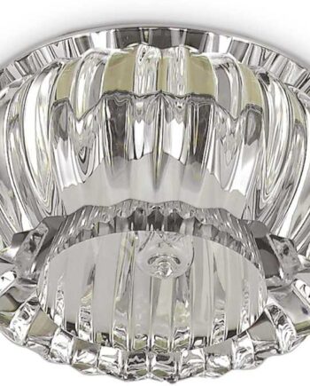 Indbygningslampe Ideal Lux Soul ø8   H5   Cm Krom Glas Indendørs Teknisk Lys