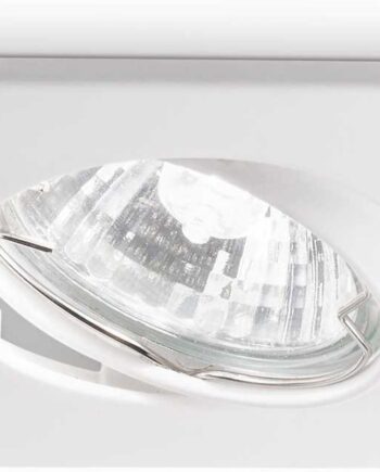 Indbygningslampe Spot Ideal Lux Lounge Hvid Metal Gu10 ø9 Cm