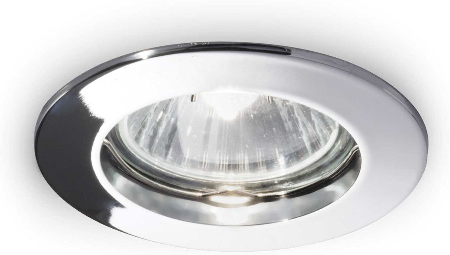 Indbygningsspot Ideal Lux Jazz Krom ø7     H9 Cm Metal Gu10