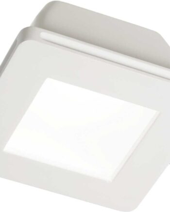 Indbygningsspot Ideal Lux Samba Hvid Gips ø12ã 13 Cm Gu10 Ip20