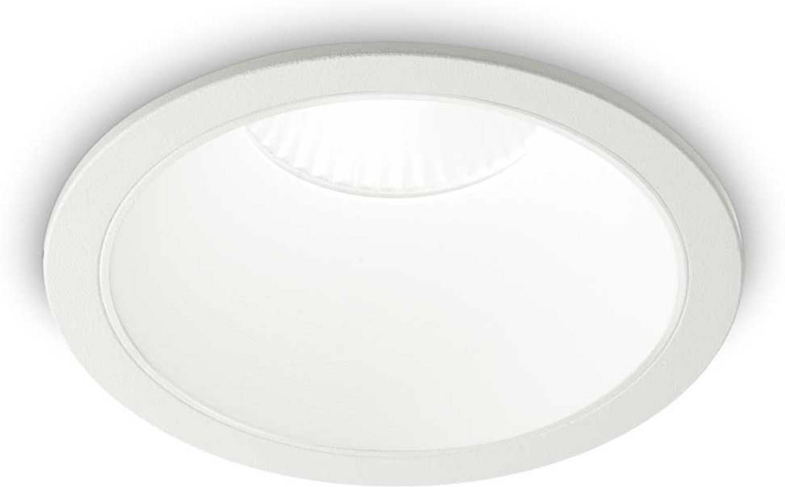 Indbygningsspot Rund Ideal Lux Game ø8   Cm Hvid 4000   Led 1080 Lm Ip20
