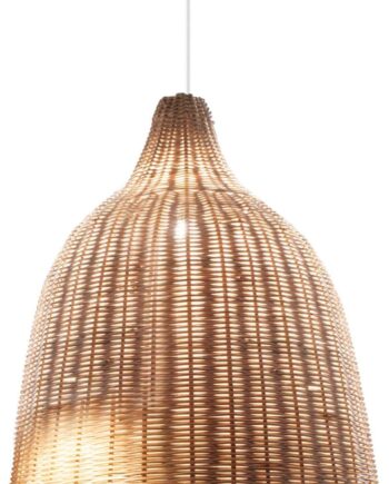Indendørs Pendel Lampe Ideal Lux Haunt Natur Metal ø350 Mm Justerbar Højde