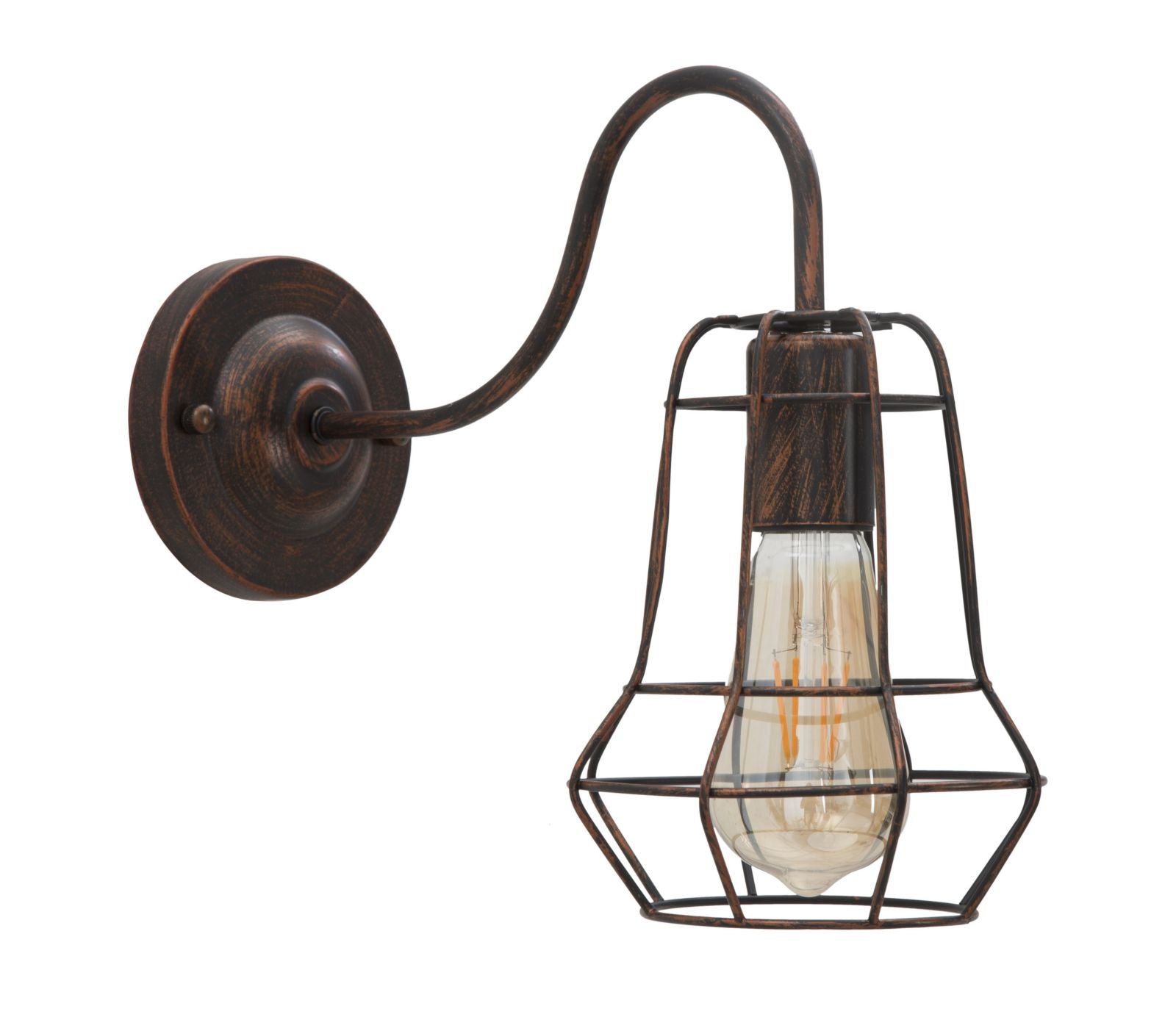 Industriel Lampe   Jern   33x15x27 Cm