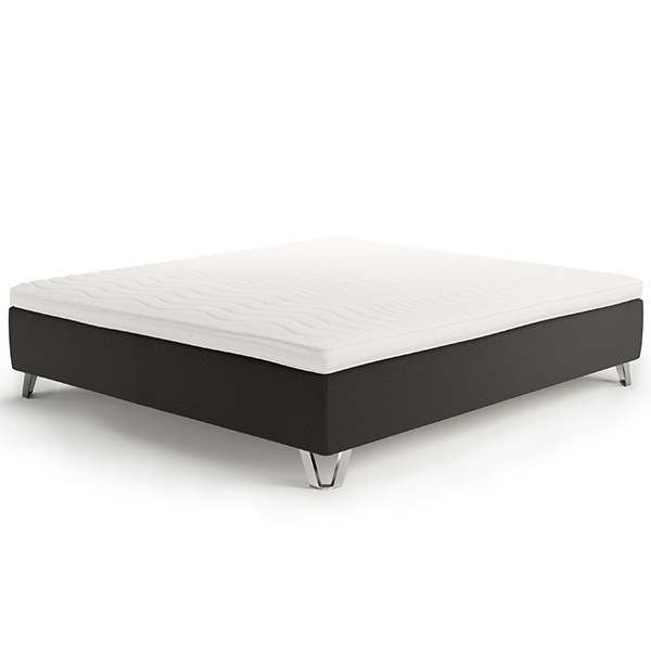 Jensen Diplomat Nordic Seamless Boksmadras 160x200 Cm Anthracit : Erling Christensen Møbler