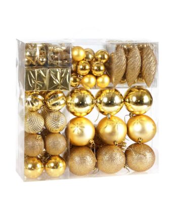 Julekugler 103 Stk Guld