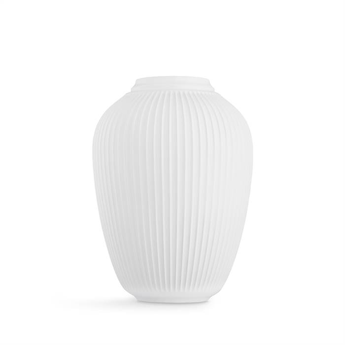 Kahler Kähler Hammershøi Vase Hvid H50 Cm  : Erling Christensen Møbler  : Erling Christensen Møbler