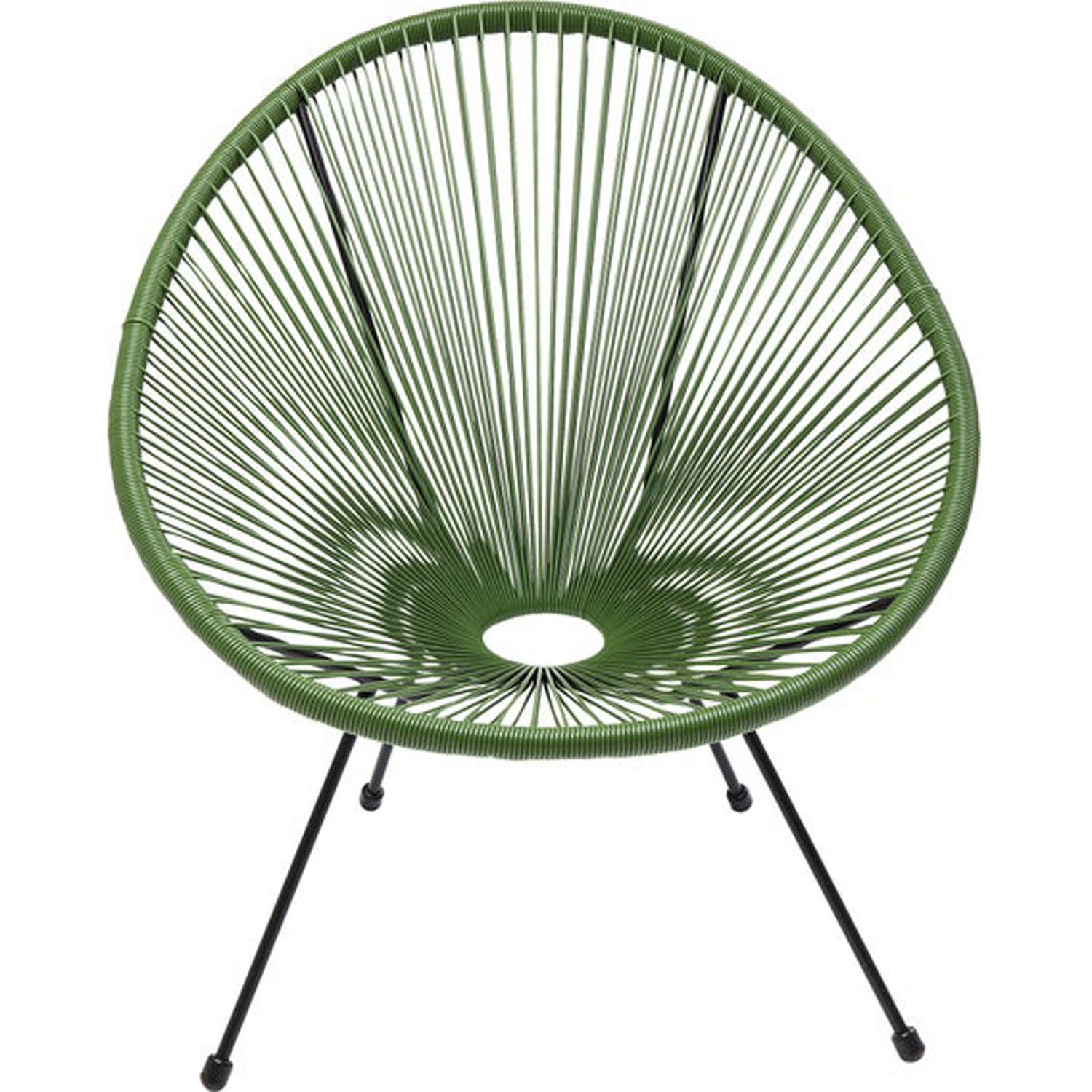 Kare Design Acapulco Green Lænestol Havestol Grøn Polyethylen Og Stål