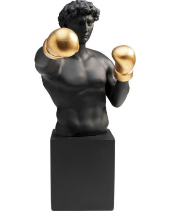Kare Design Balboa Figur Polyresin Med Gyldne Boksehandsker   :40