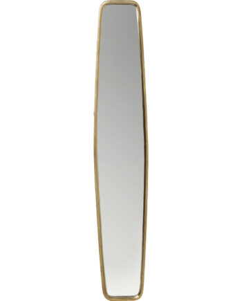Kare Design Clip Brass Vægspejl  Rektangulær Spejlglas Og Messing Aluminium  177x32