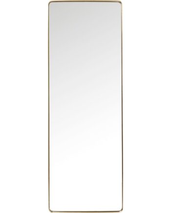 Kare Design Curve Rectangular Brass Spejl Spejlglas Og Messingbelagt Ramme  Firkantet  200x70