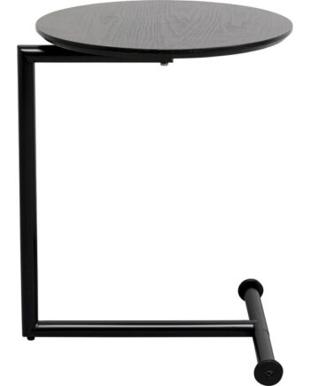 Kare Design Easy Living Wood Sidebord  Rund Mdf Og Stål  ø46