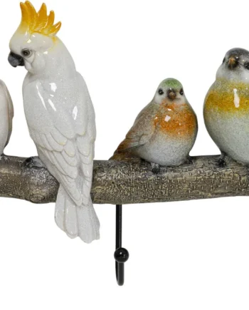 Kare Design Exotic Birds Knagerække       Knager Multifarvet Polyresin Og Stål