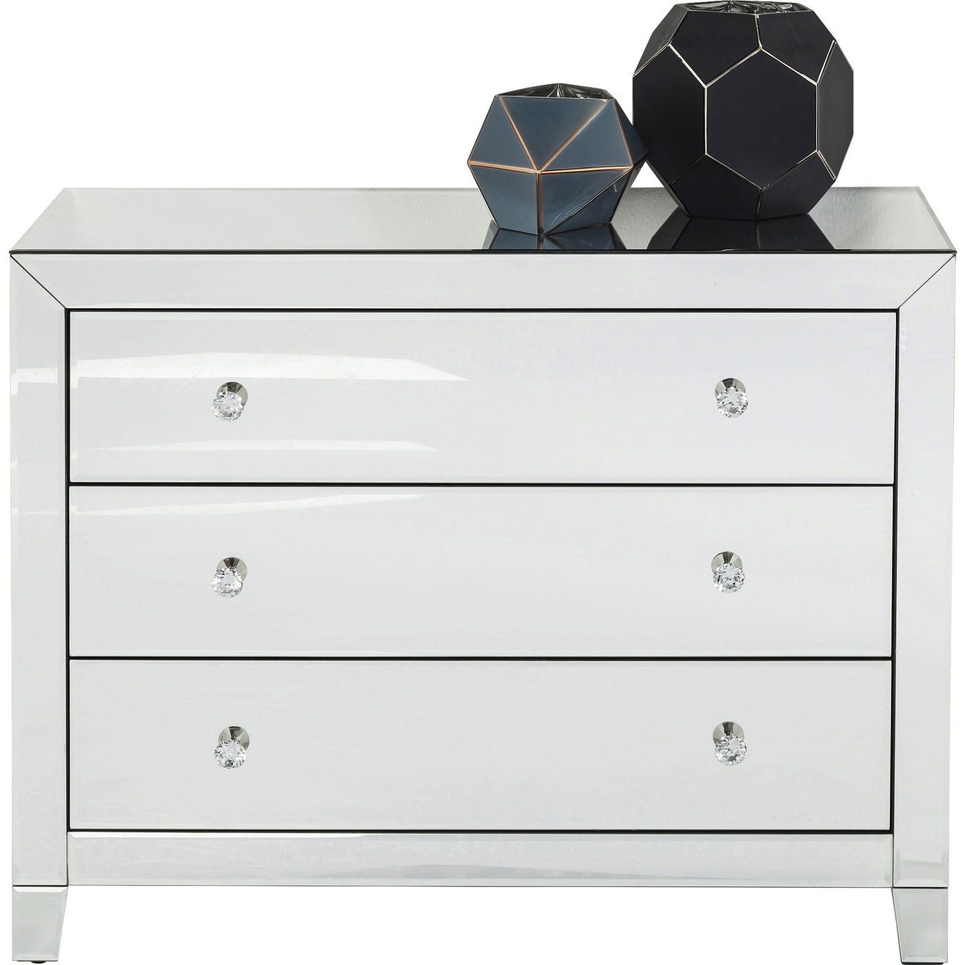 Kare Design Luxury Kommode Spejlglas       Skuffer