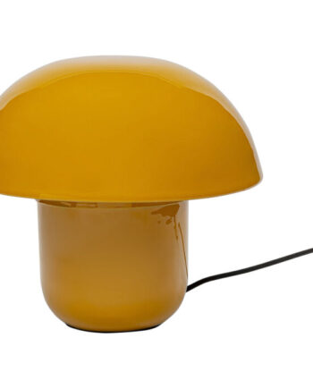 Kare Design Mushroom Bordlampe Gul Emalje Stål