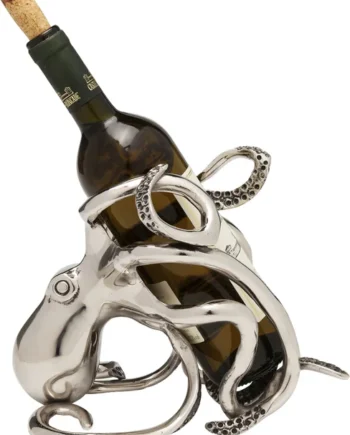 Kare Design Octopus Flaskeholder Sølv Aluminium