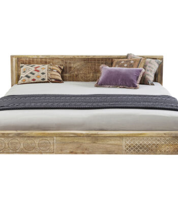 Kare Design Puro Sengeramme Natur Mangotræ  180x200