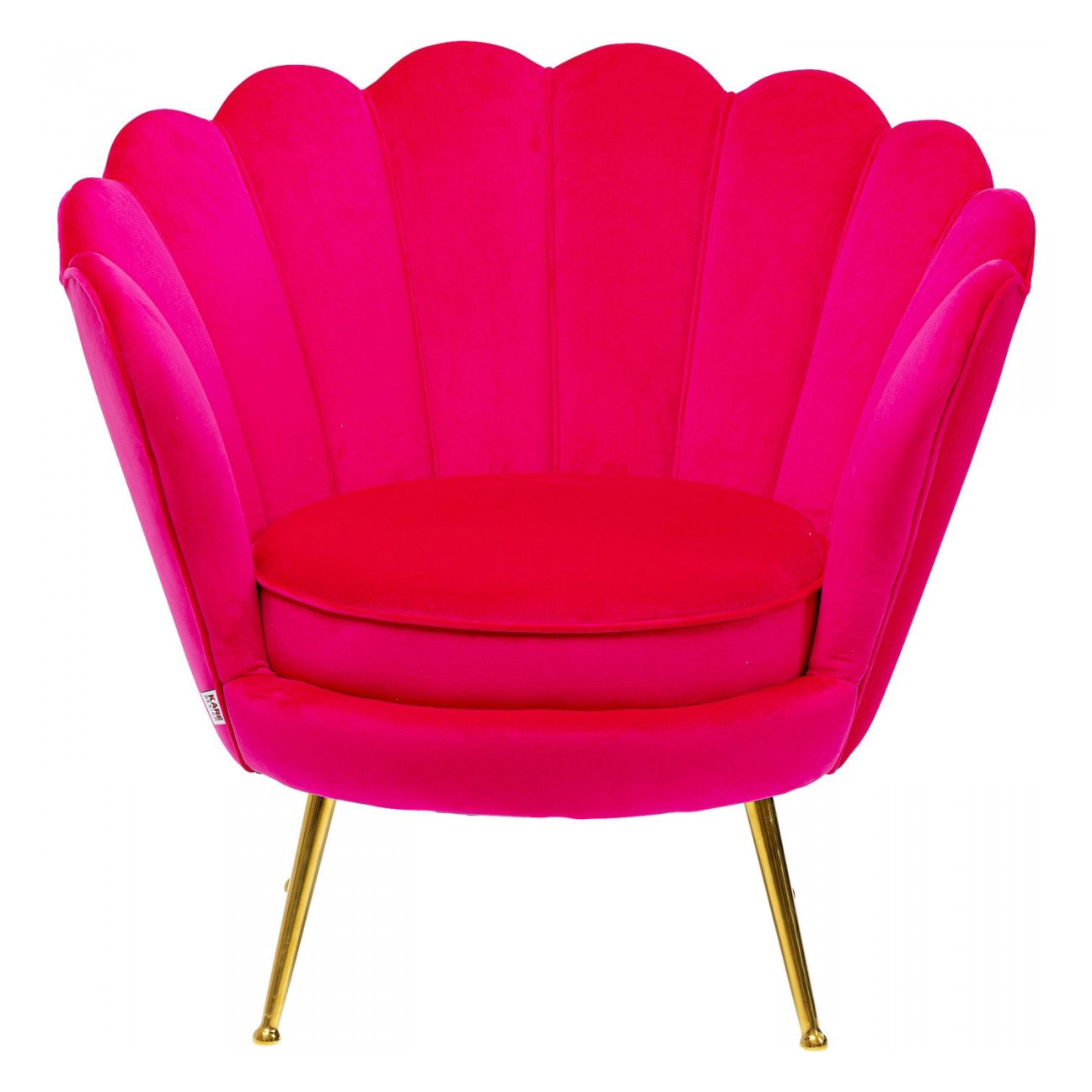 Kare Design Water Lily Pink Lænestol     Armlæn Pink Polyester Og Stål