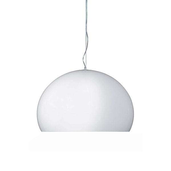 Kartell Big Fl   Pendel Blank Hvid  : Erling Christensen Møbler
