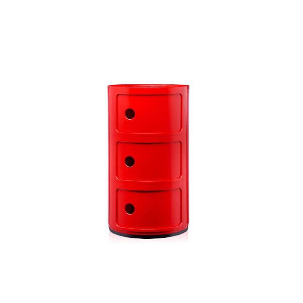 Kartell Componibili Classic   Rum Red  : Erling Christensen Møbler