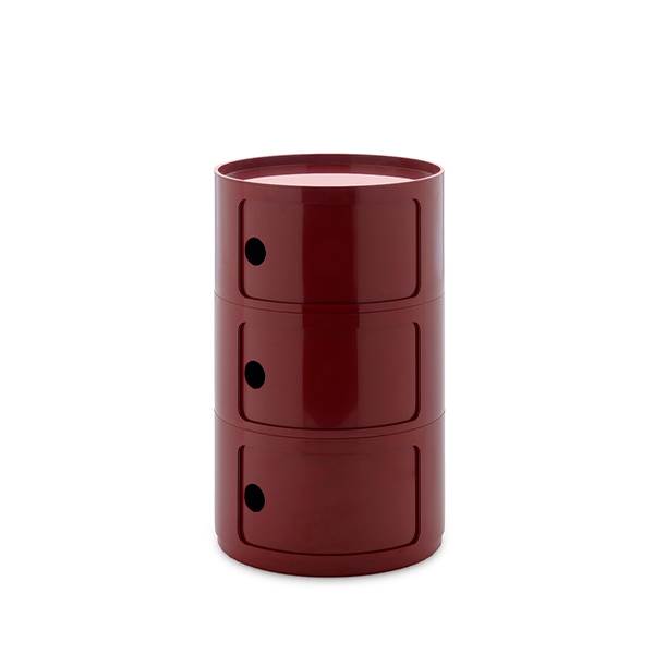 Kartell Componibili New Big   Rum Burgundy  : Erling Christensen Møbler