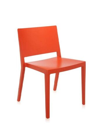 Kartell Lizz Mat Stabelstol Orange  : Erling Christensen Møbler