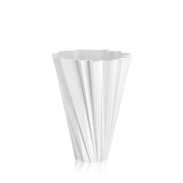 Kartell Shanghai Vase Blank Hvid  : Erling Christensen Møbler