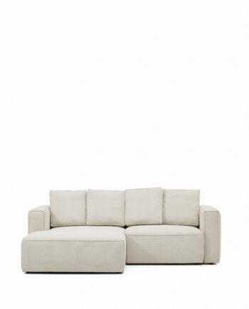 Kave Home Marela  -pers  Sovesofa     Venstre Chaiselong Beige Chenille   :236cm