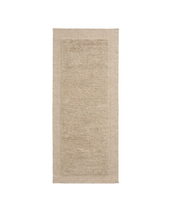 Kave Home Marely Løber Gulvtæppe  Rektangulær Beige Uld  200x80