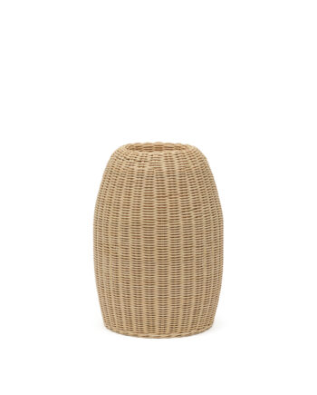 Kave Home Zilna Vase  Rund Natur Rattan   :40cm