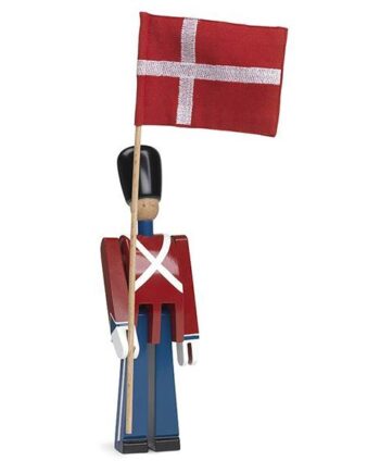 Kay Bojesen Fanebærer Med Tekstilflag  : Erling Christensen Møbler