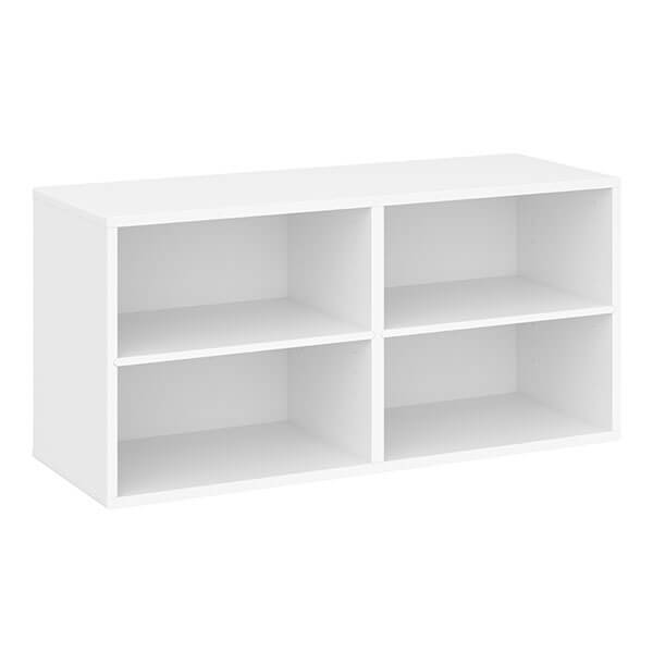 Keep By Hammel Skab Med   Faste Hylder Modul 002 Snehvid  : Erling Christensen Møbler