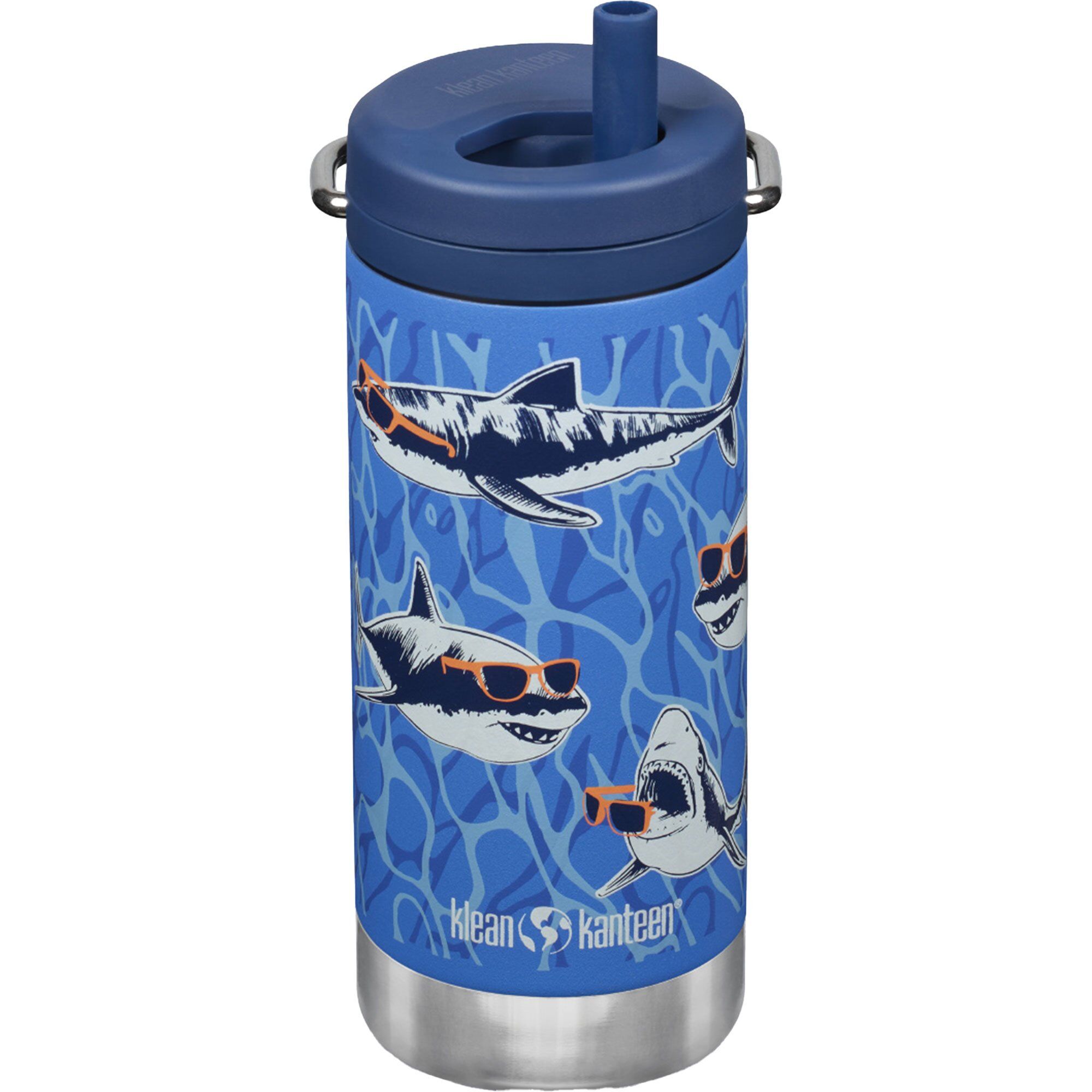 Klean Kanteen Isoleret Termoflaske Tkwide 355 Ml Med Twist Cap Sharks In Shades