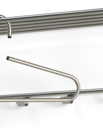 Knagerække Og Hattehylde Spinder Design Rex Nikkelstål 70   29 Cm