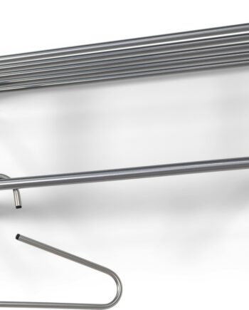 Knagerække Spinder Design Smooth   Nikkelfarvet Stål H23ã B80ã D33   Cm Væghængt