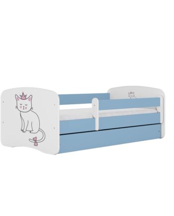 Kocot Kids Seng Babydreams Blå Kat Uden Skuffe Med Madras 180 80