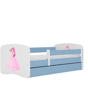 Kocot Kids Seng Babydreams Blå Prinsesse Uden Skuffe Med Madras 160 80