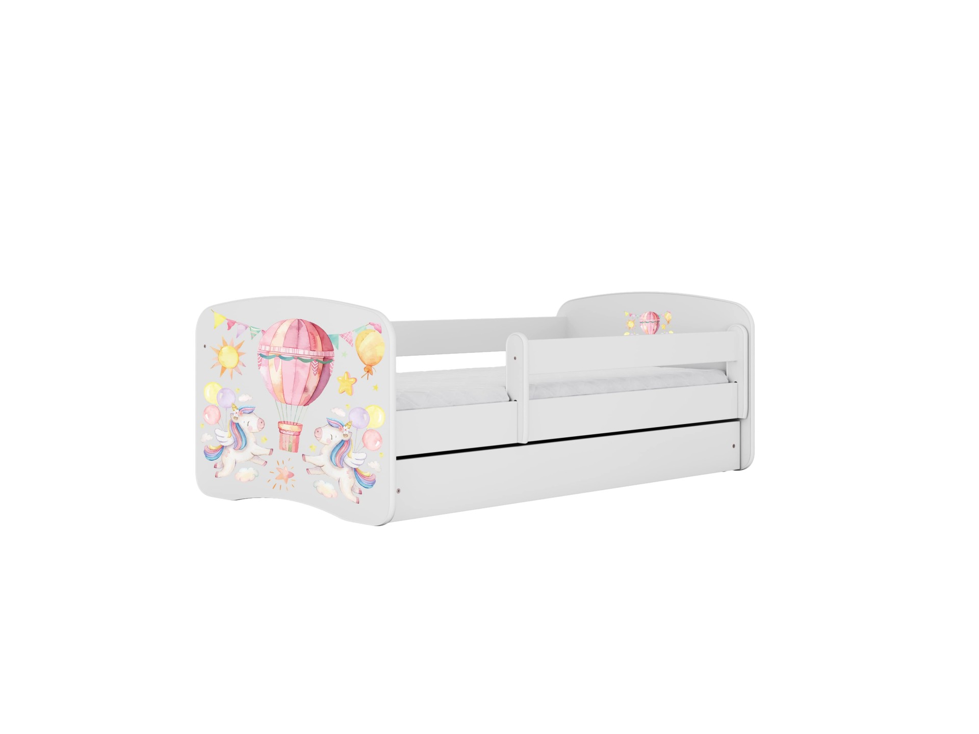 Kocot Kids Seng Babydreams Hvid Ballon Med Skuffe Med Madras 160 80