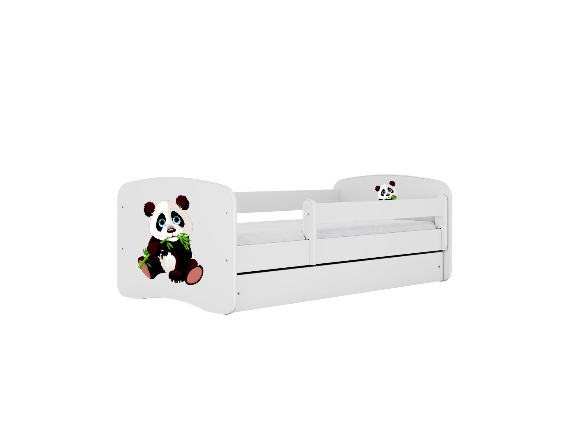 Kocot Kids Seng Babydreams Hvid Panda Uden Skuffe Med Madras 140 70