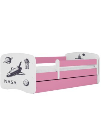 Kocot Kids Seng Babydreams Pink Nasa Med Skuffe Med Madras 180 80