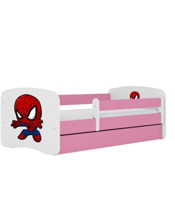 Kocot Kids Seng Babydreams Pink Spiderman Uden Skuffe Med Madras 160 80