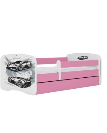Kocot Kids Seng Babydreams Pink Sportsvogn Uden Skuffe Med Madras 140 70