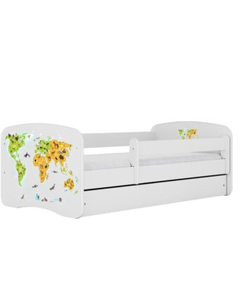 Kocot Kids Seng Babydreams White Map Uden Skuffe Med Madras 140 70