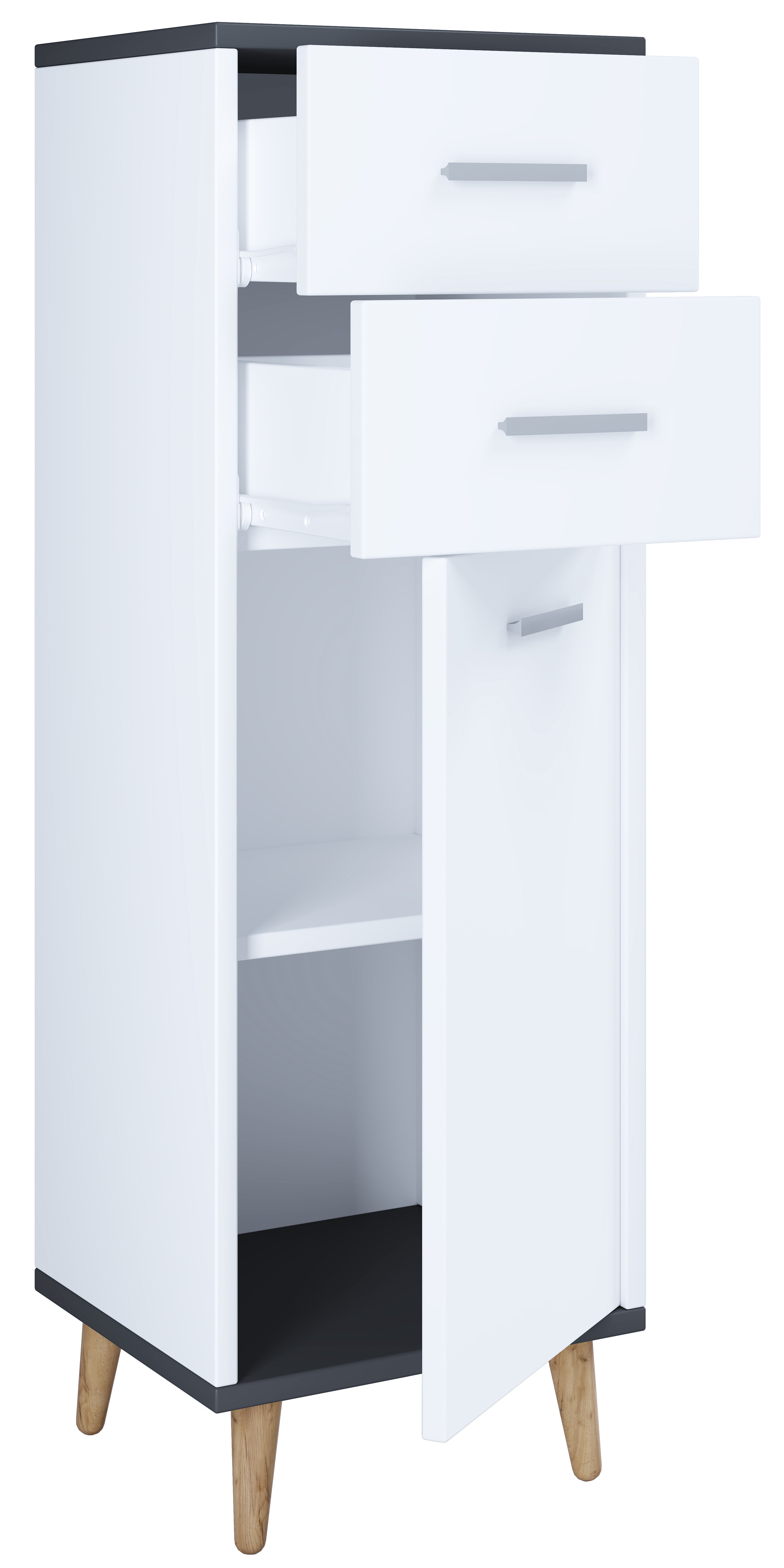 Kommode     97      32      28 Cm  Hvid