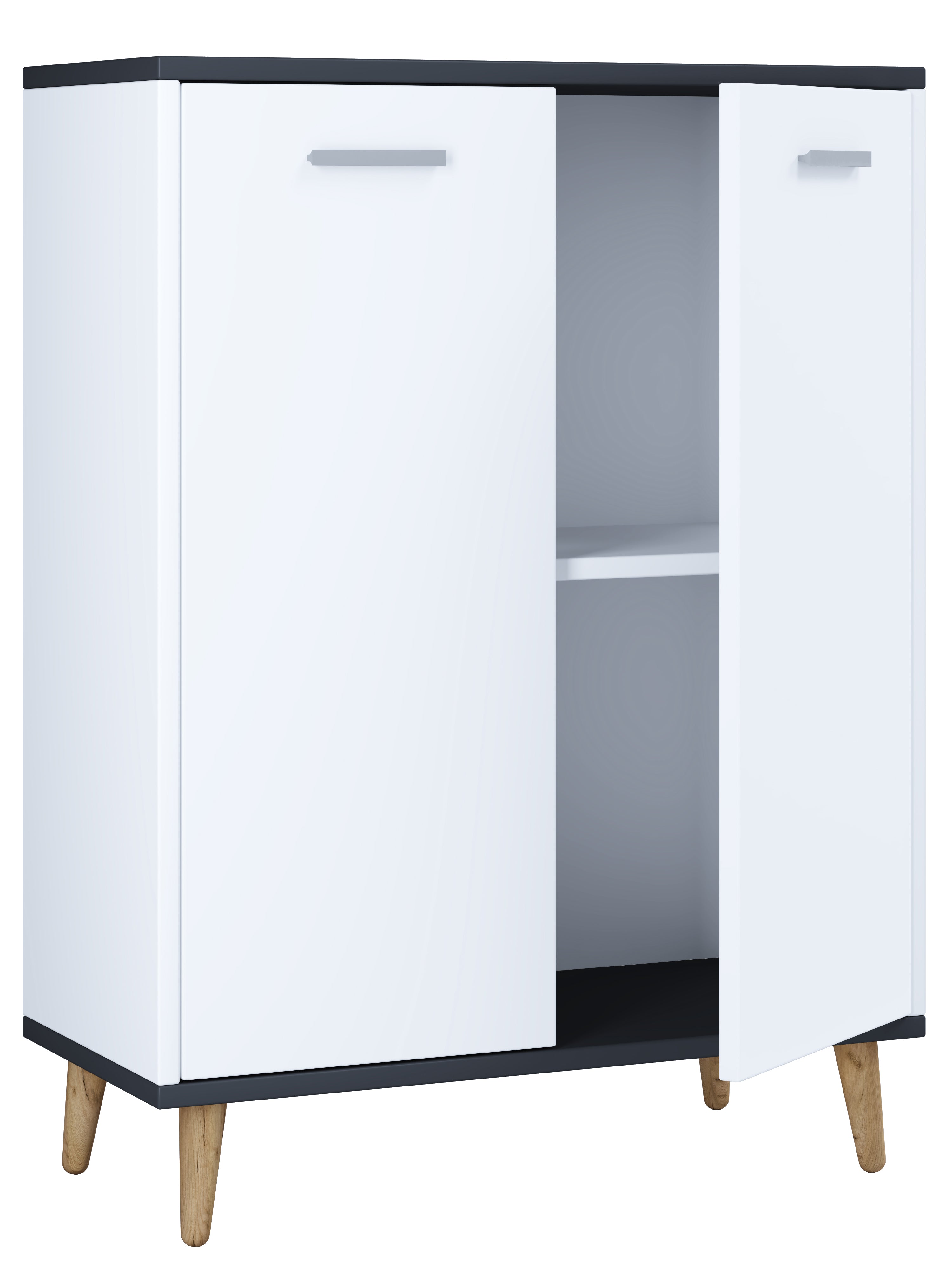 Kommode     81      60      28 Cm  Hvid